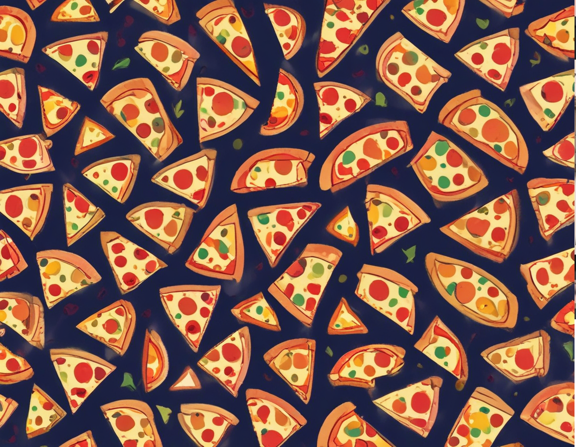 Jeu de fractions avec des parts de pizza colorées